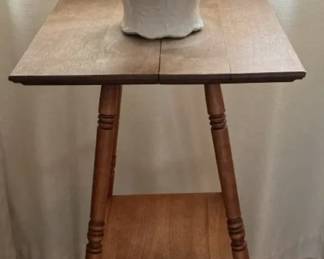 Parlor Table White Victorian Style Pitcher