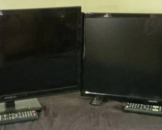 2 Small INSIGNIA TVs