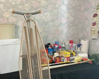 Cleaning Supplies, Trash Cans, Ironing Board, More
