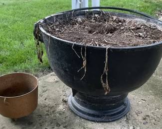 Large Cast Iron Cauldron
