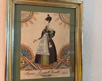Vintage Framed Folk Art
