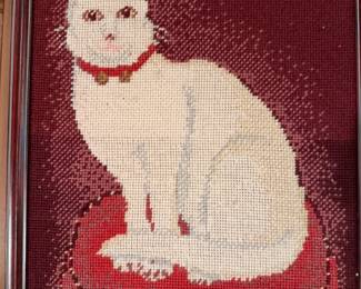 Needlepoint Cat