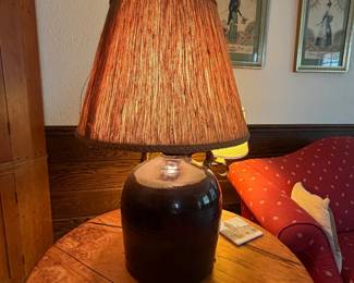 Stoneware Lamp