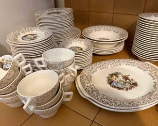 Triumph American Limoges China Set