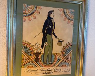 Vintage Framed Folk Art