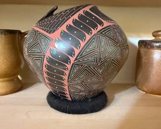 Native American Pottery Signed