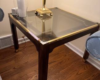 Glass Top End Table, Must check condition in person