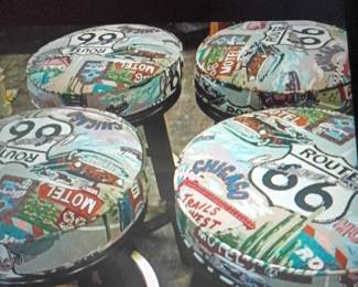 Route 66 bar stools like new