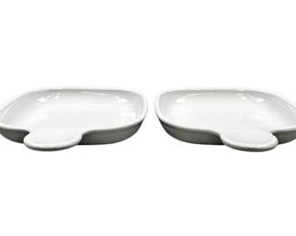 Corningware Ovenware Snack Dish With Handle - Set Of 2