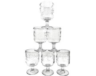 Lucite Wine Glasses - Set Of 6