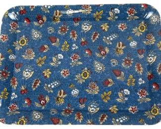 Melamine Floral Serving Tray