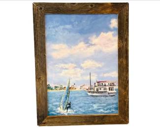 Original Painting By Darien Artist Robert Johnson