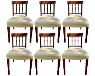 Regency Dining Chairs - Includes Additional Fabric