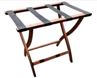Luggage Rack - Cherry Wood Finish