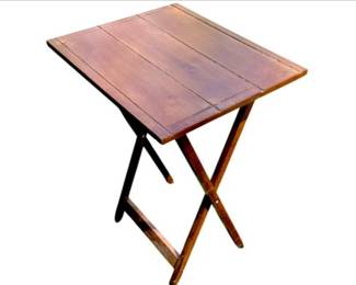 Linen Home Decor Wooden Folding Table