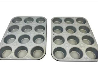 Muffin Tins Non-Stick - Set Of 2