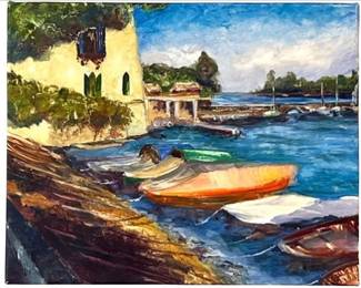 Original Painting By Darien Artist Robert Johnson