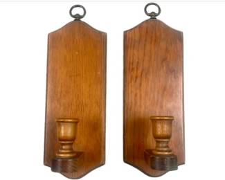 Pair Of Vintage Candle Sconces