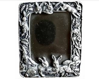 Pewter Frame, signed Arthur Court