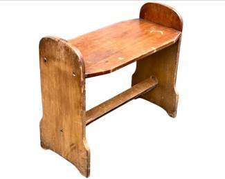Maple Wood Vintage Bench