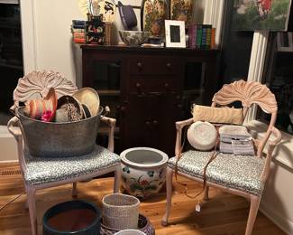 Furniture, decorative vases, cache pots
