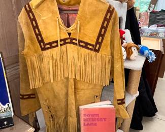 VTG Fringe Suede Shirt