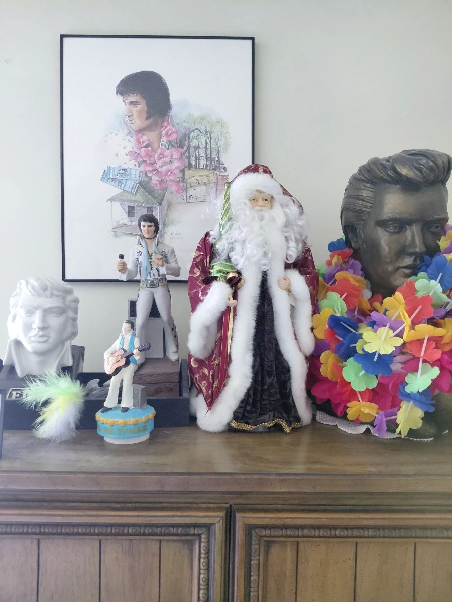 Elvis Collectibles (Upstair Bedroom)