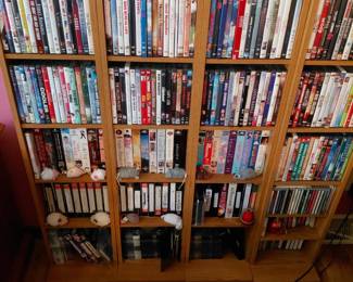 DVD's & VHS ( Living Room)