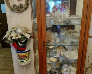 Curio w/ Collectibles (Living Room)