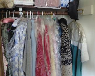 Clothing & Bedding (Upstairs Bedroom)