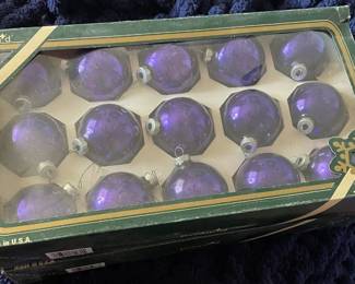Various glass ornaments - never used