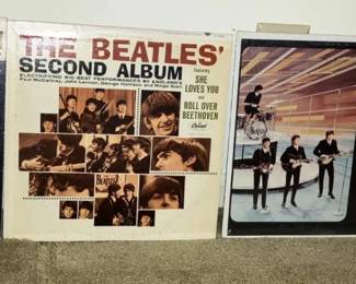 098-MBR: Four Early Beatles LPs