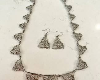 150-J: Artisan Necklace and Earring Set