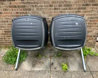 095-PAT: LifeTime 100 Gal. Dual-Bin Compost Tumbler