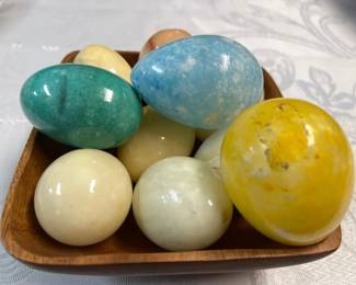 116-BON: Polished Marble Egg Assortment