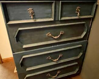 112-BONC: Vintage Decoupaged Dresser