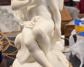 Beautiful pair of Sevres porcelain figures of Cupid and Psyche entitled “Amour”