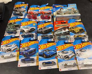 Collection of hot wheels