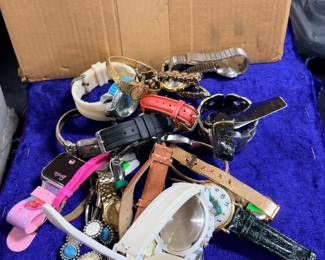 Big lot of watches