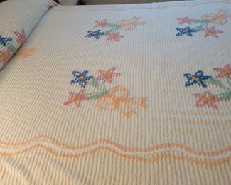 PRESALE - $50 MCM/VINTAGE CHENELLE QUEEN/FULL BEDSPREAD