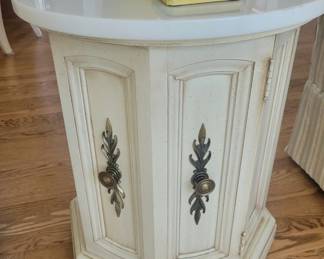 PRESALE - $45 MCM/VINTAGE END TABLE WITH STORAGE