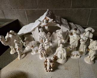 Ceramic nativity