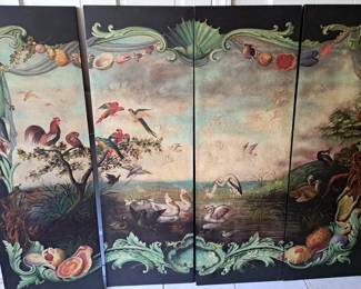 WALL HANGING PAINTED PANEL SCREEN
