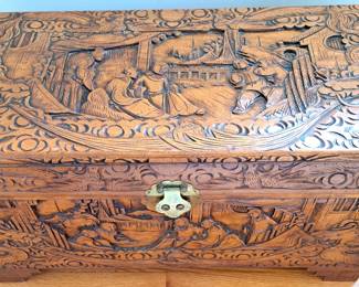 CARVED ASIAN TRUNK