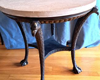RARE BIRD FACE LEGS ROUND TABLE