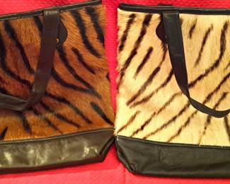 FUR HIDE PURSE HANDBAGS
