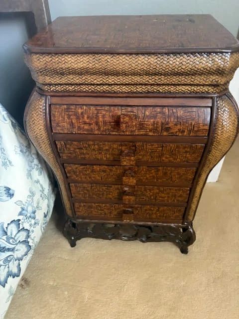 Lutz Bedside Table Unique shape
