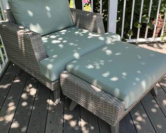 RST Brands Portofino Comfort Club Chair and Ottoman (2 sets)