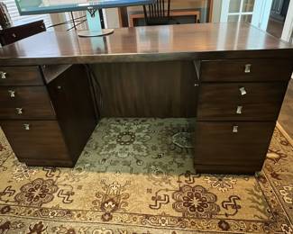 Executive Desk with Drawers (29.5" H x 60" W x 30" D)