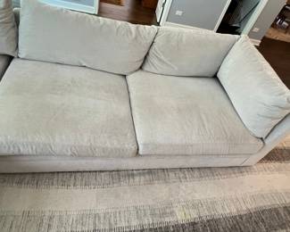 Arhaus Bench Crafted Upholstery Sectional Sofa (28"H x 45"W x 86"L / 28"H x 45"W x 131"L)